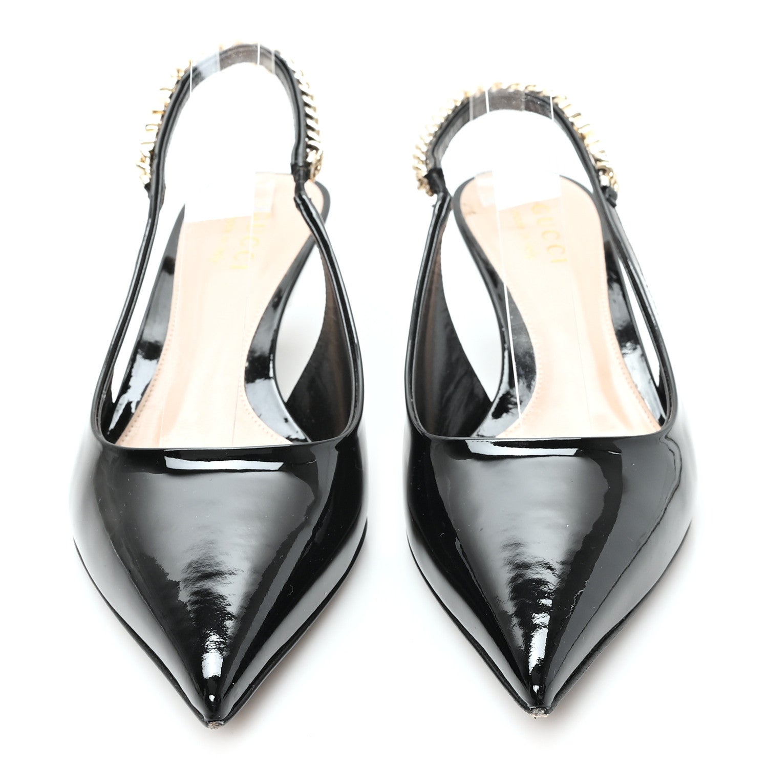 Patent Signoria 35mm Slingback Pumps 36 Black