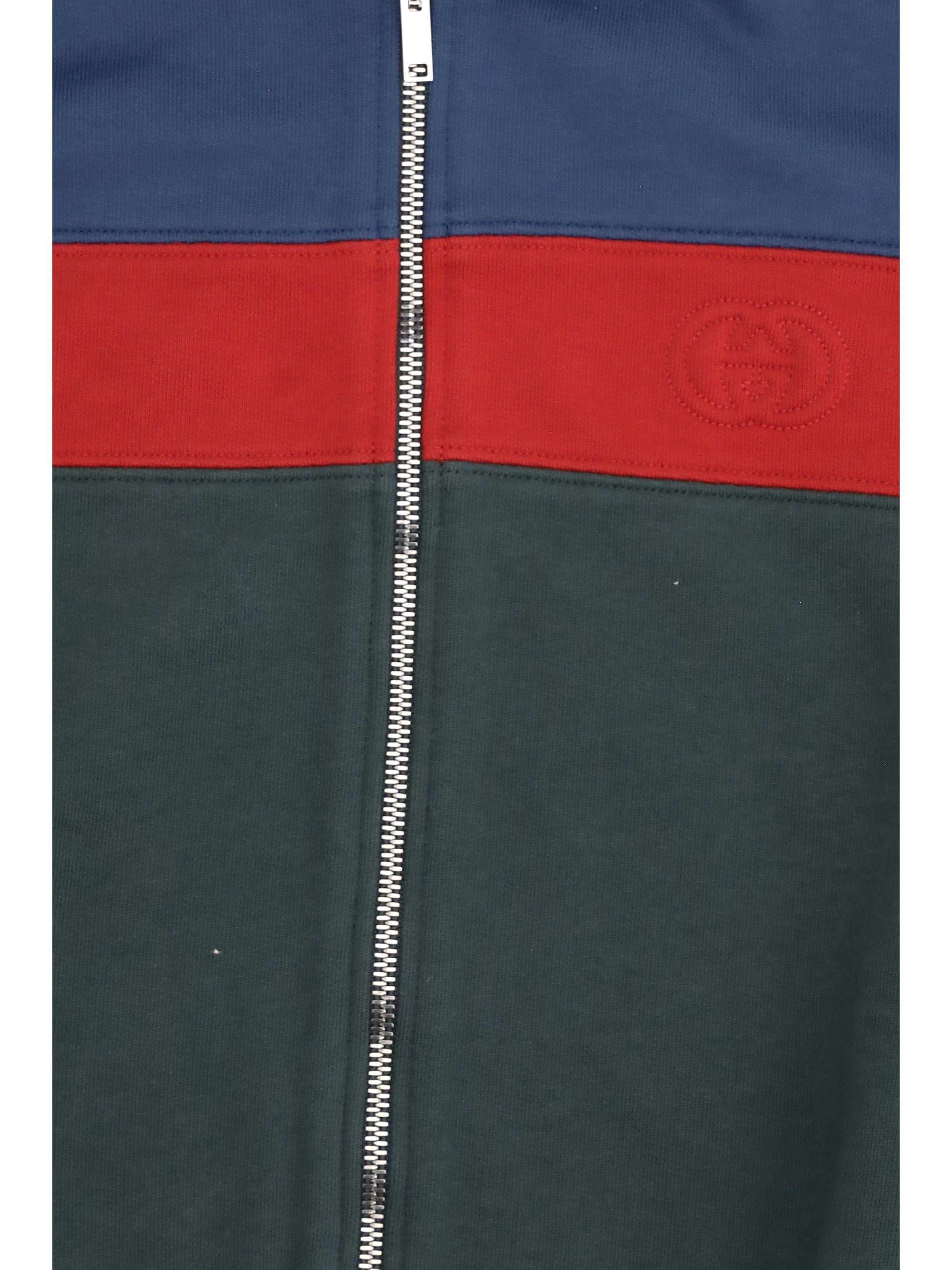 Gucci Web Stripe Hoodie — Navy
