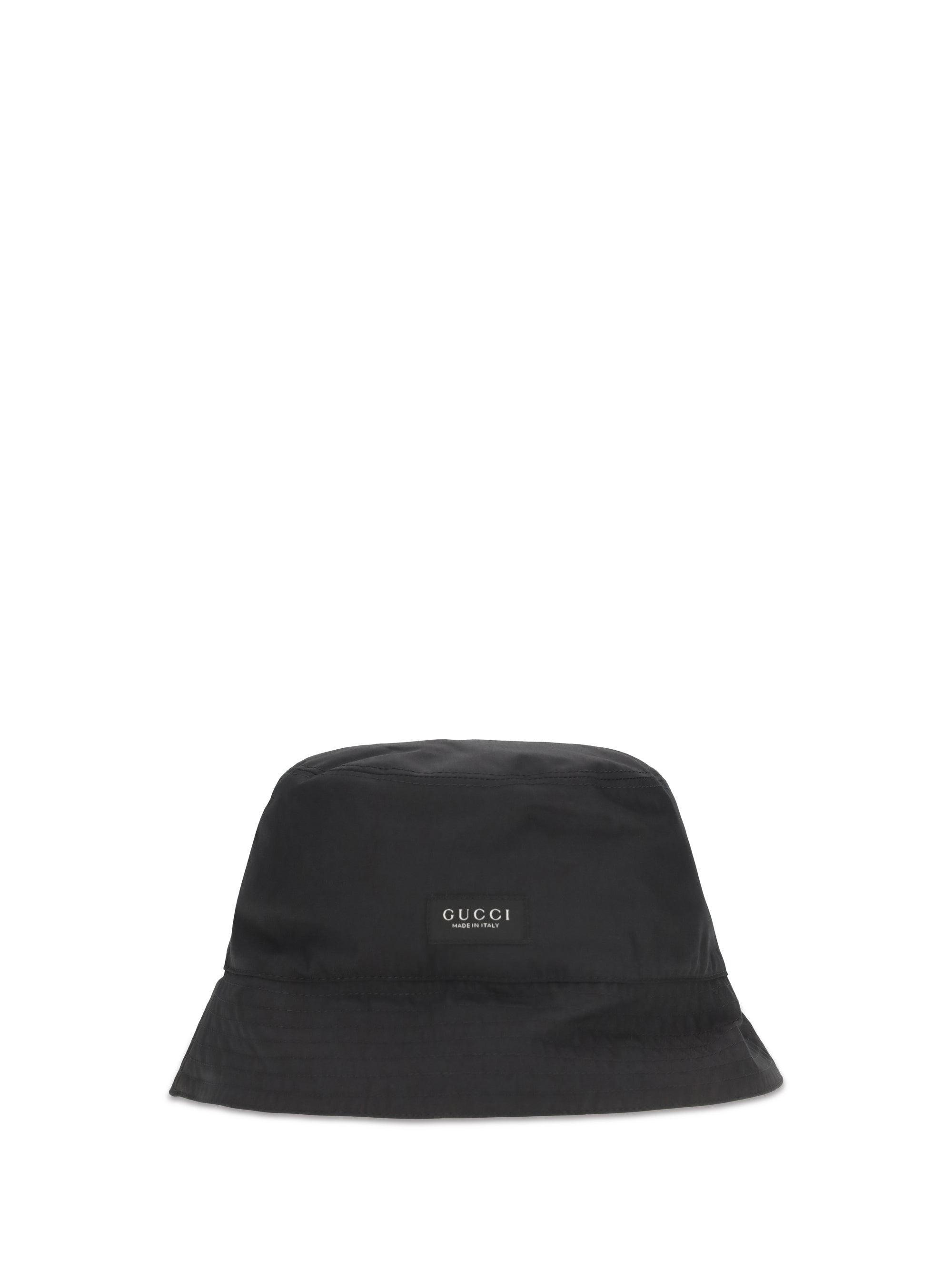 Gucci A006PE4HBK0 Cotton Canvas Bucket Hat — Black
