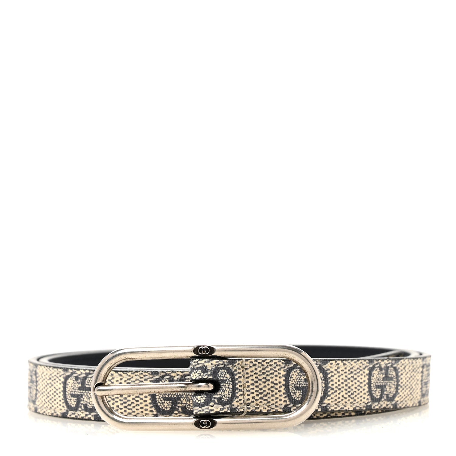 GG Supreme Monogram Jackie 1961 15mm Belt 70 28 Beige Blue