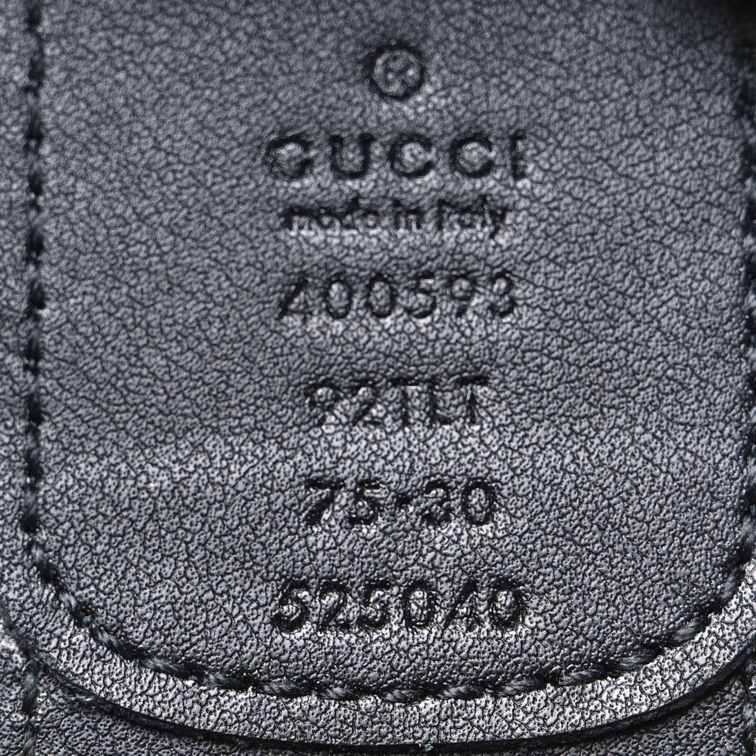 GG Supreme Monogram Matte Plutone Calfskin Double G 40mm Belt 75 30 Beige Ebony Black