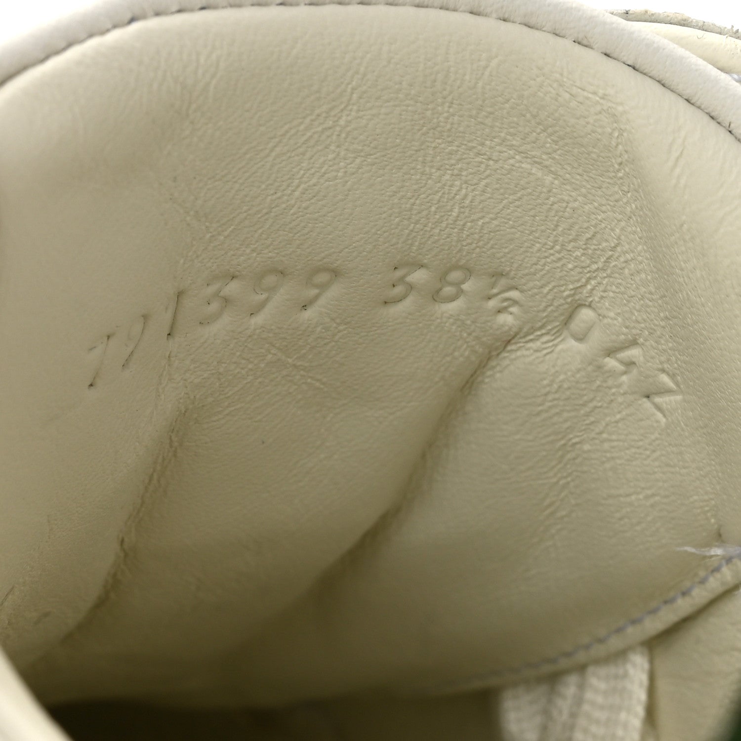 Ultralight Plume Calfskin Web Womens Ace Platform Sneakers 38.5 White