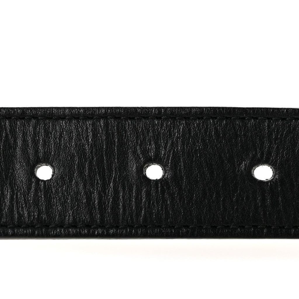 Calfskin Double GG 30mm Belt 75 30 Black