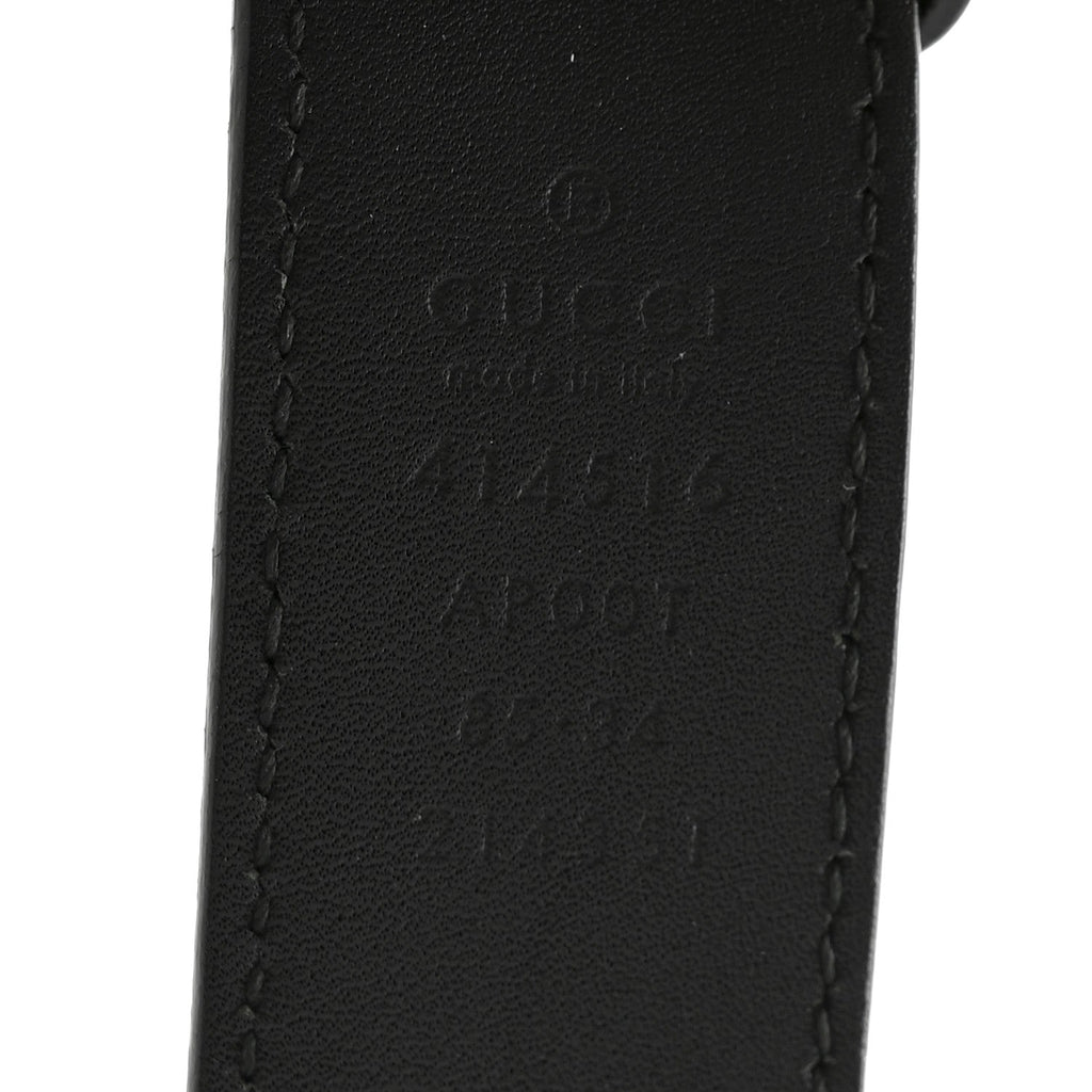 Calfskin Double G 30mm Belt 85 34 Black