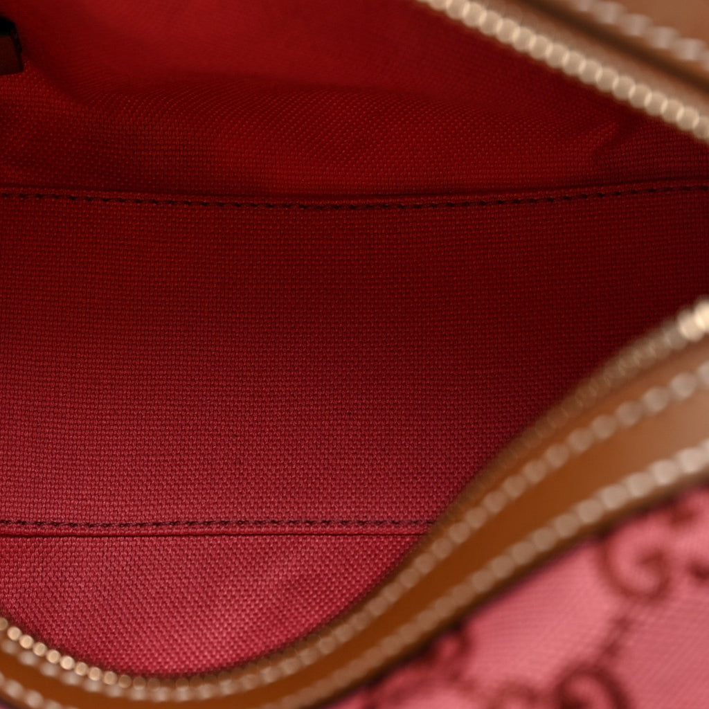 GG Supreme Web Mini GG Top Handle Bag Pink Beige