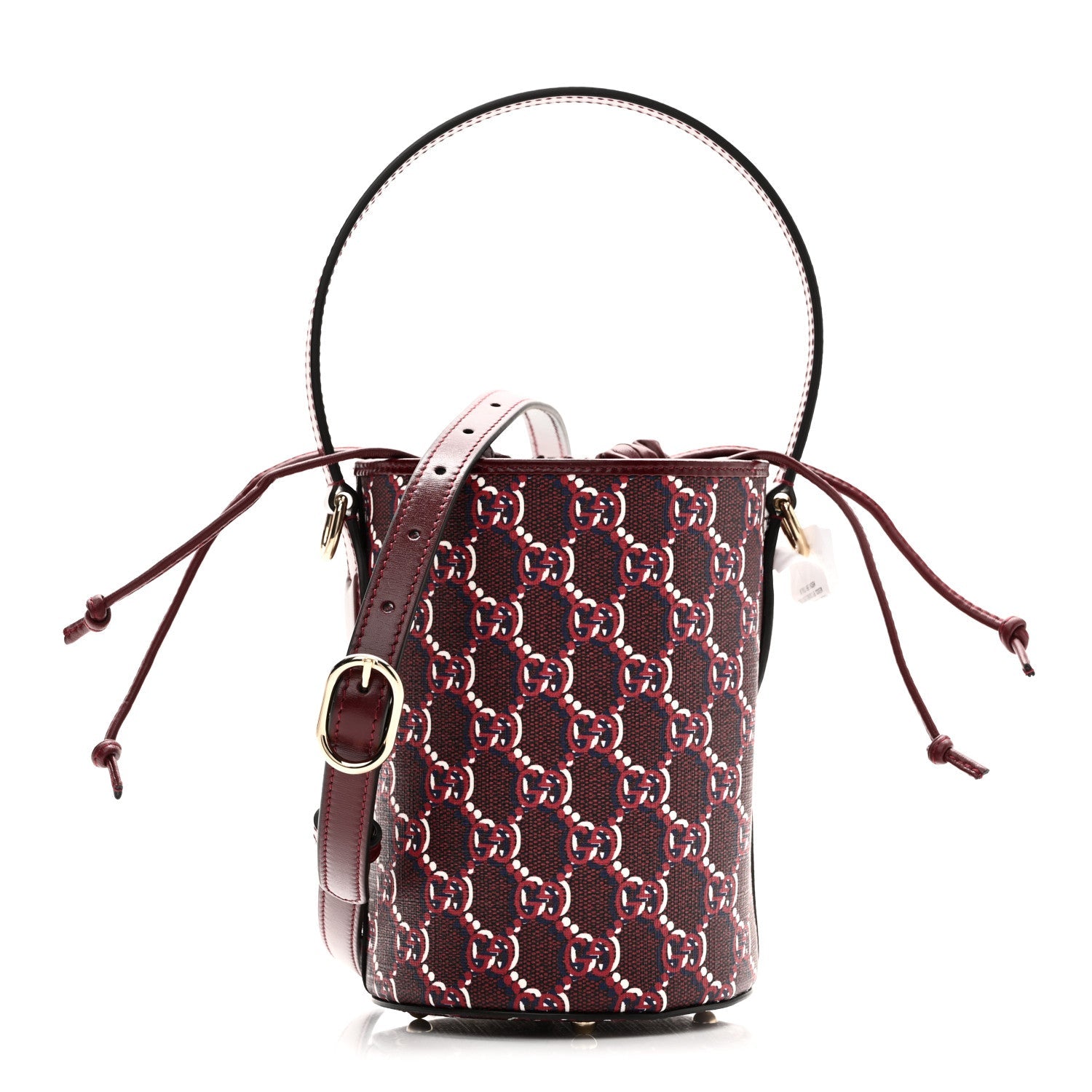 GG Shadow Monogram Mini Bucket Bag Rosso Ancora Red Rosso Ancora Red