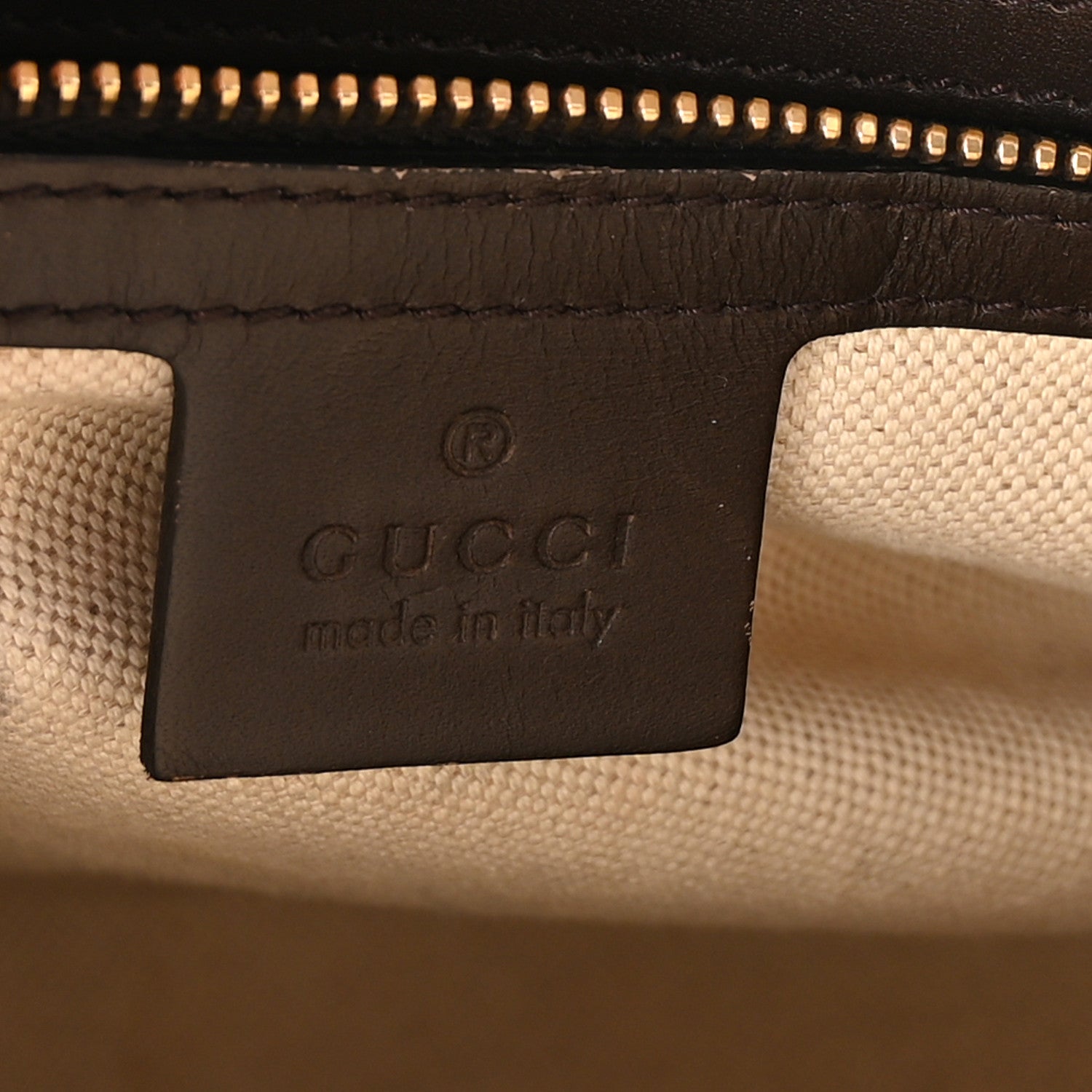 Monogram Selleria Calfskin Vintage Web Medium Boston Beige Ebony Cocoa