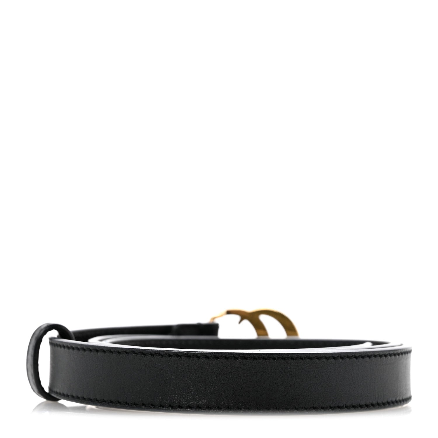 Calfskin Double G 20mm Belt 80 32 Black