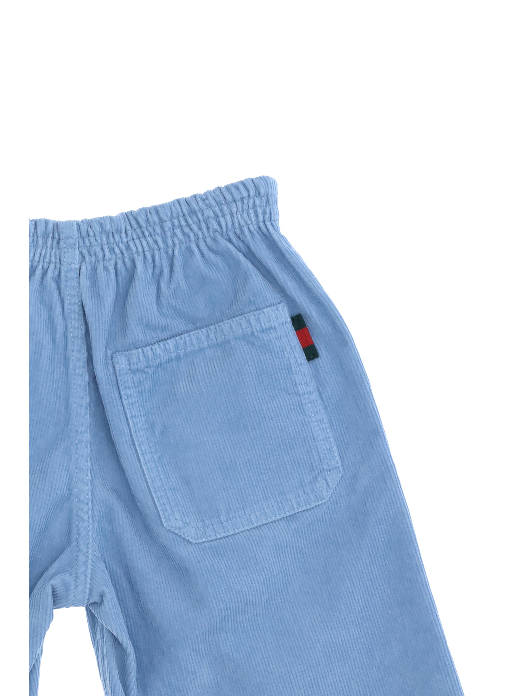 Gucci Corduroy Bermuda Shorts — Blue