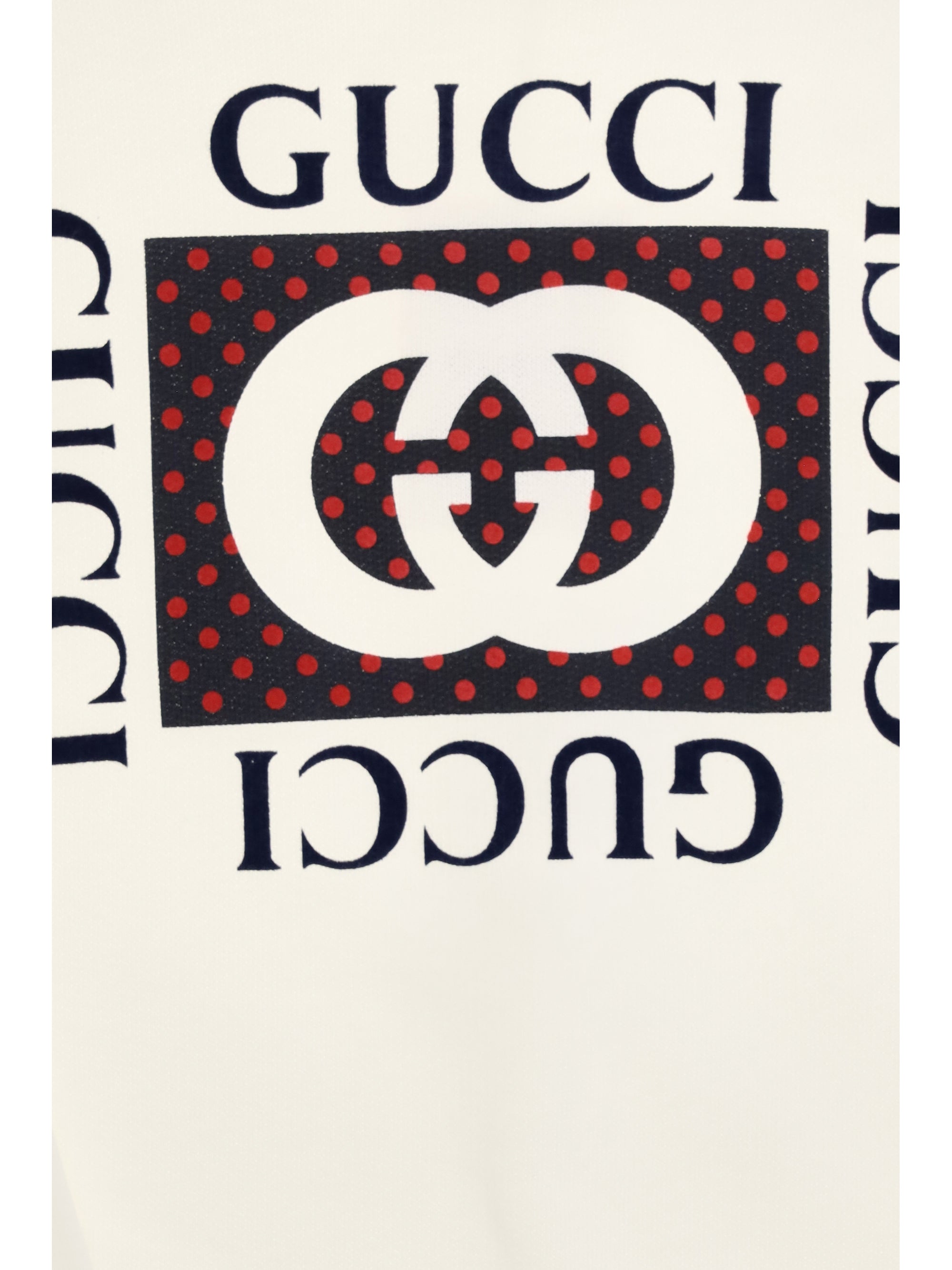 Gucci Felted Cotton Sweatshirt — White