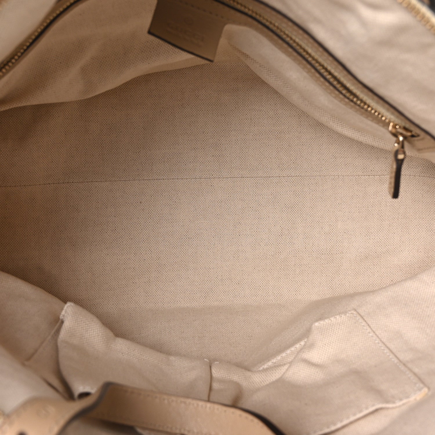 GG Supreme Monogram Medium Nice Top Handle Dome Bag Beige