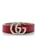 Calfskin Kids Double G 20mm Belt M Red