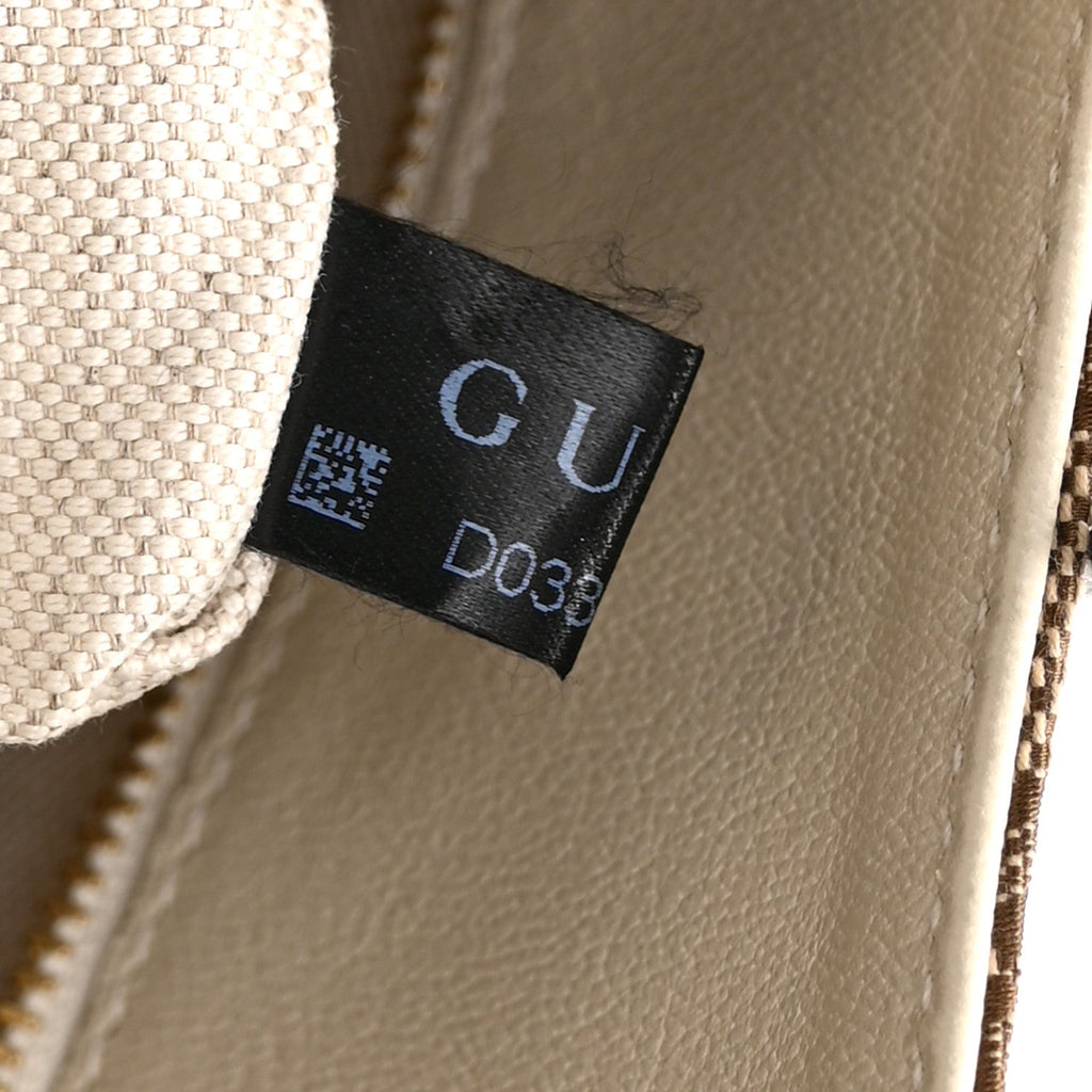 Monogram New Sakai Calfskin Lux Horsebit 1955 Tote Beige Ebony Mystic White