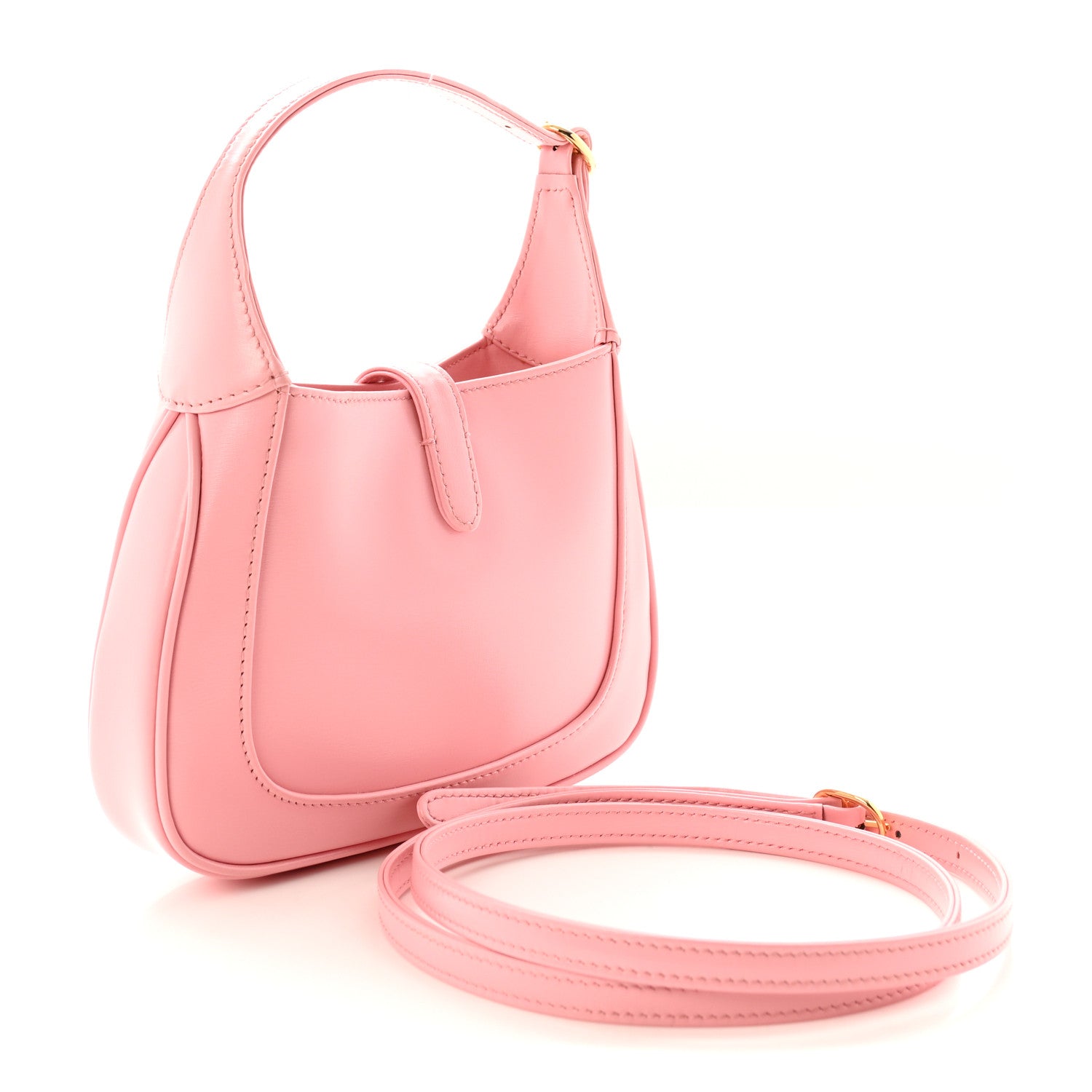 Boarded Dyana Lux Calfskin Mini Jackie 1961 Hobo Wild Rose