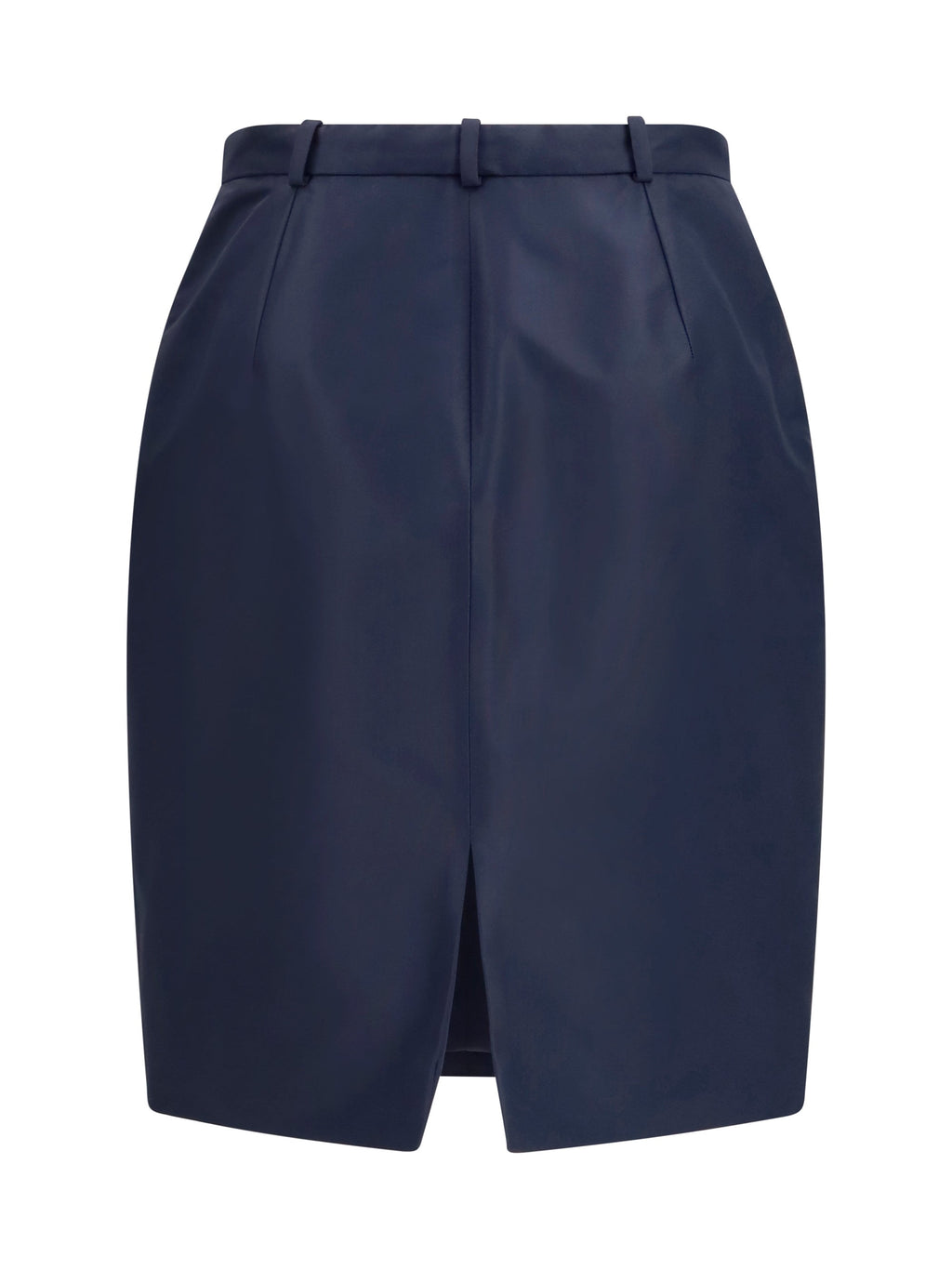 Gucci Silk Faille Skirt — Navy