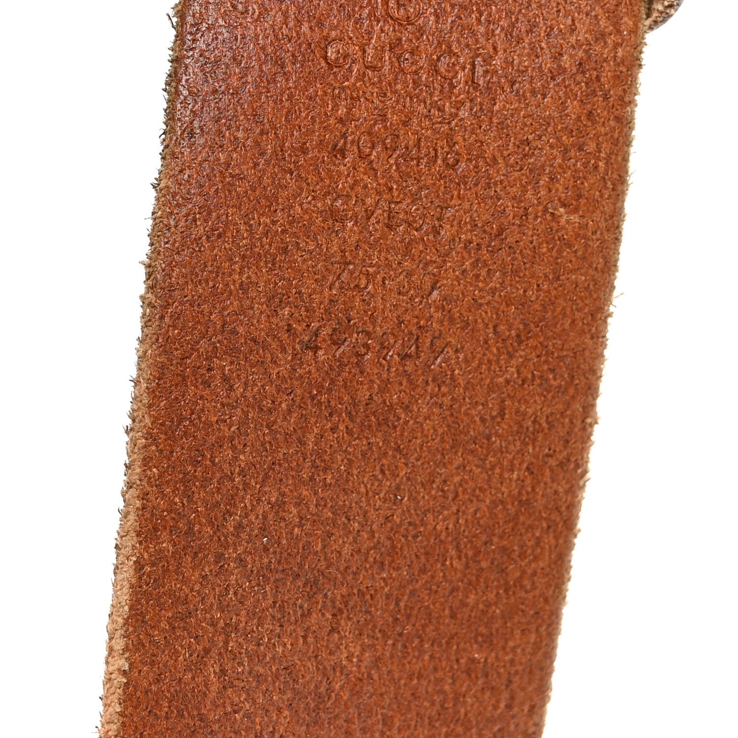 Faded Calfskin Double G 40mm Belt 75 30 Cuir
