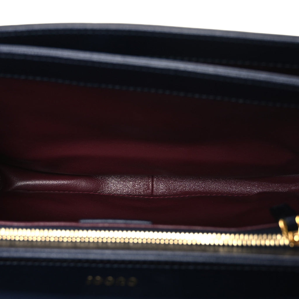 Velvet Azalea Calfskin Baiadera Stripe Horsebit 1955 Shoulder Bag Multicolor