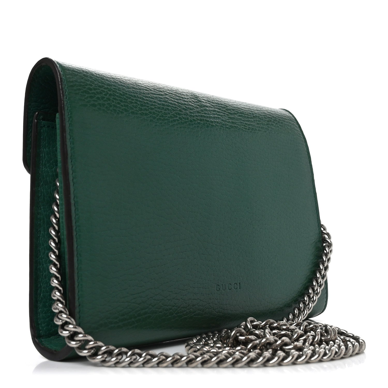 Calfskin Mini Dionysus Chain Wallet Emerald