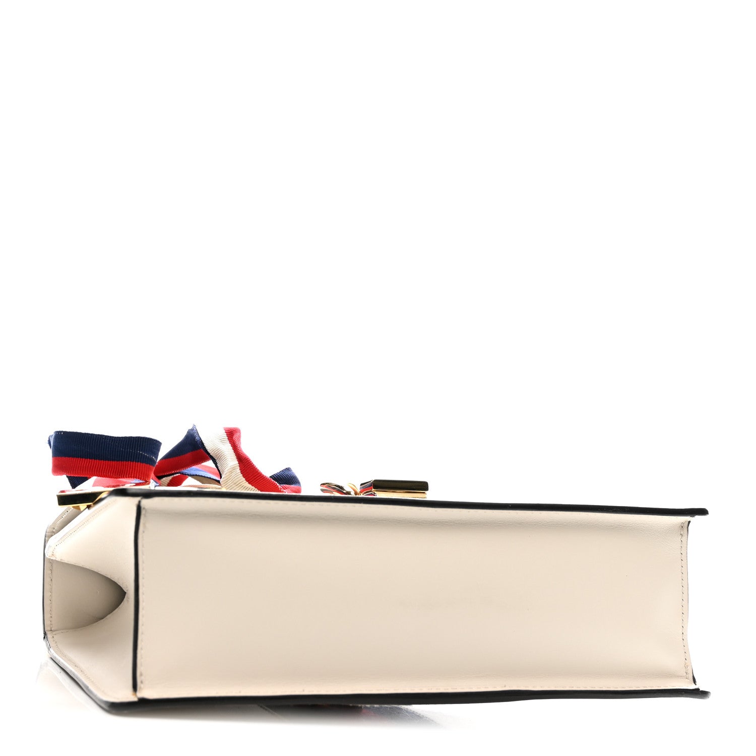 Calfskin Small Sylvie Shoulder Bag Off White