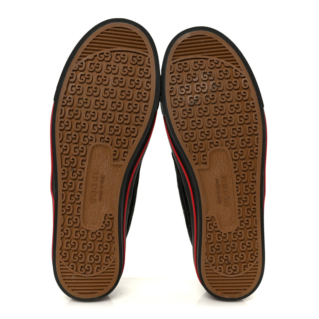 GG Nylon Mens 1977 Tennis Slip On Sneakers 8.5 Black