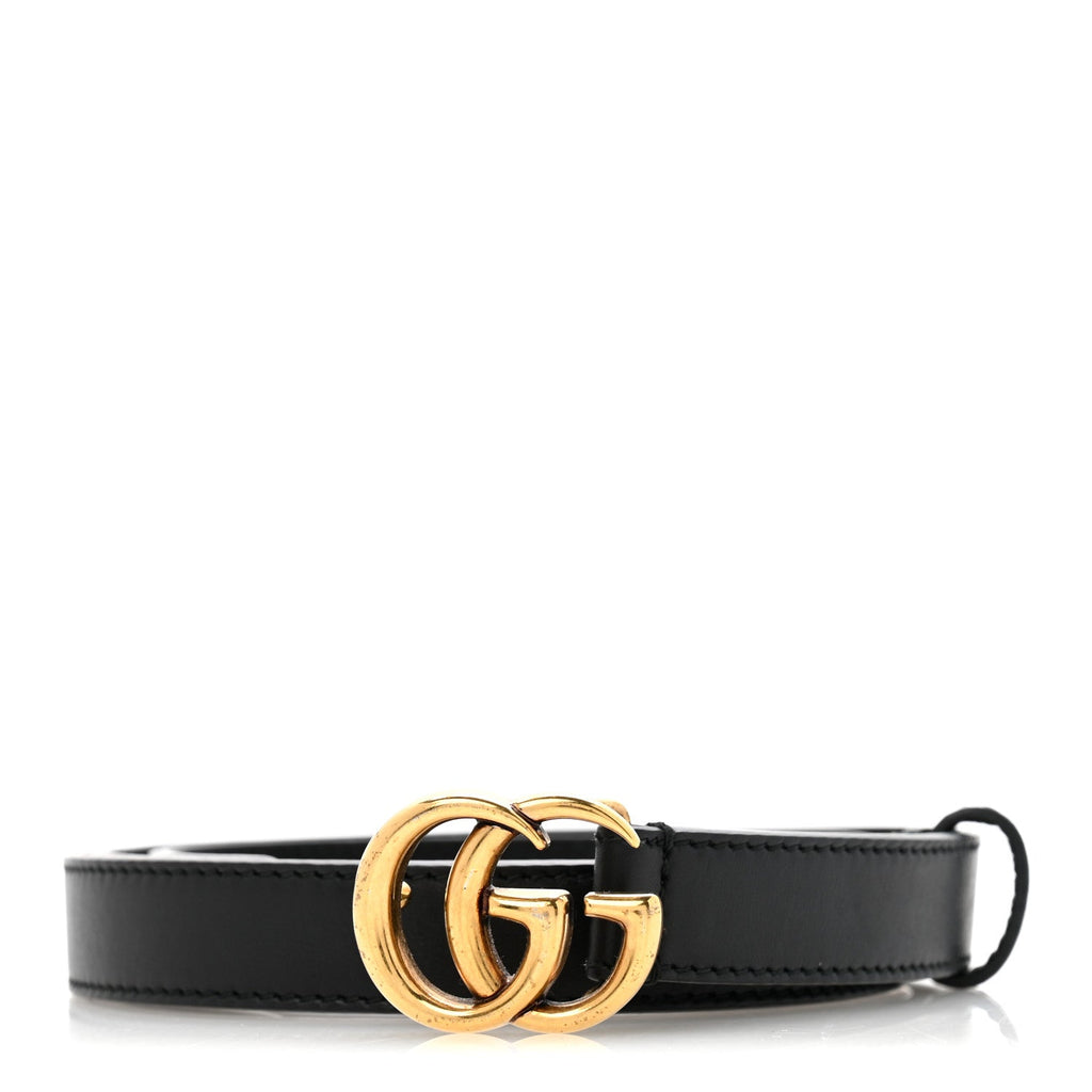 Calfskin Double G 20mm Belt 95 38 Black