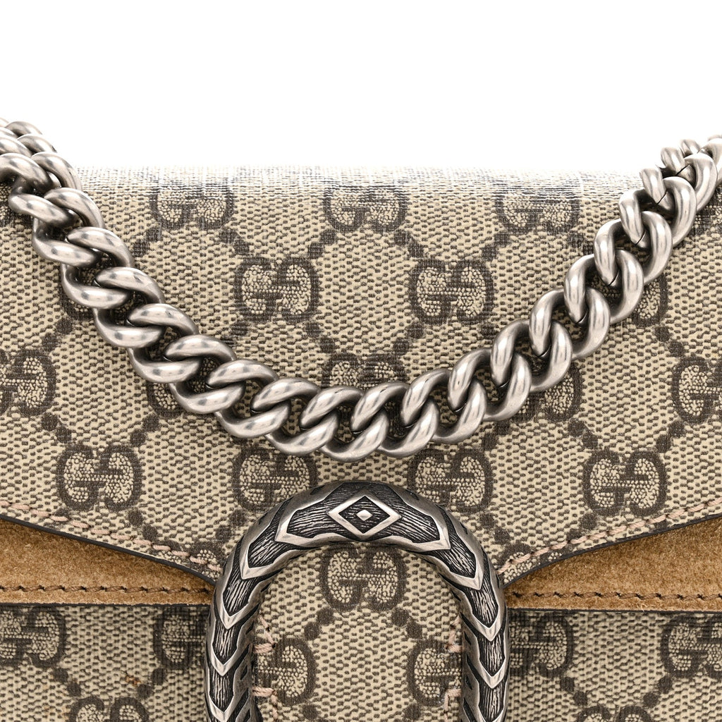 GG Supreme Monogram Mini Dionysus Shoulder Bag Taupe