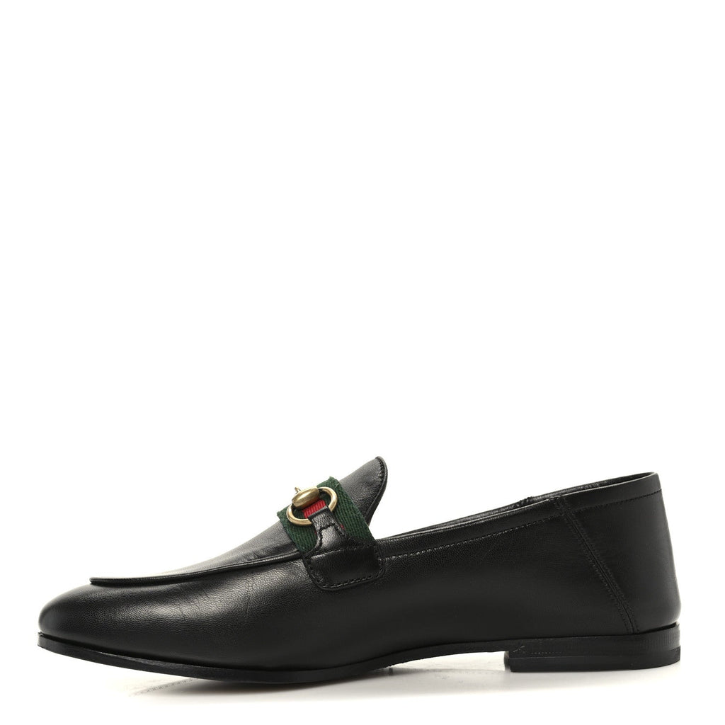 Malaga Kid Web Womens Horsebit Loafers 39.5 Black 35 Black