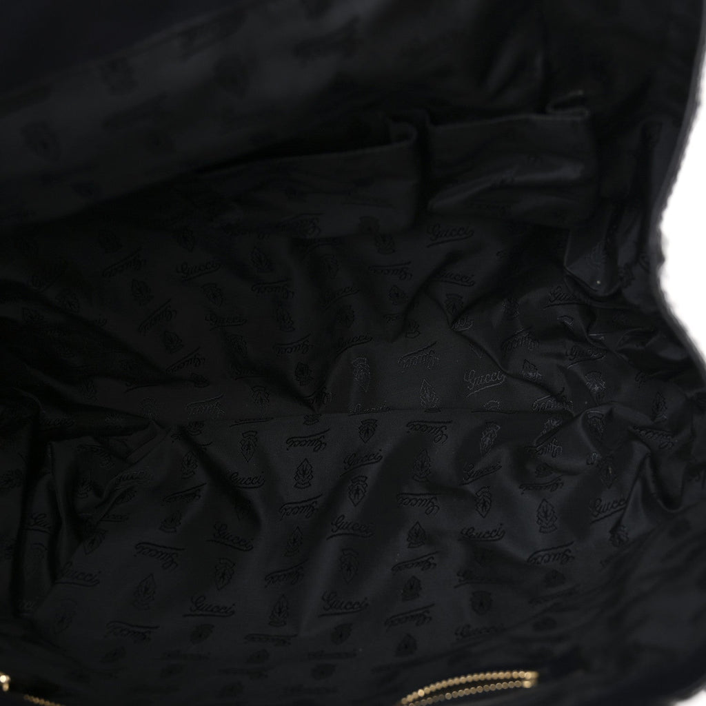 Crystal Monogram Hysteria Tote Navy Blue