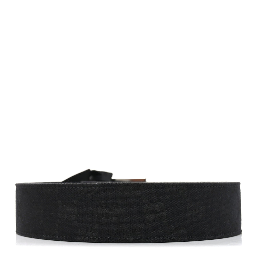 Econyl Nylon Monogram Lift Belt Logo Buckle 100 40 Belt Black