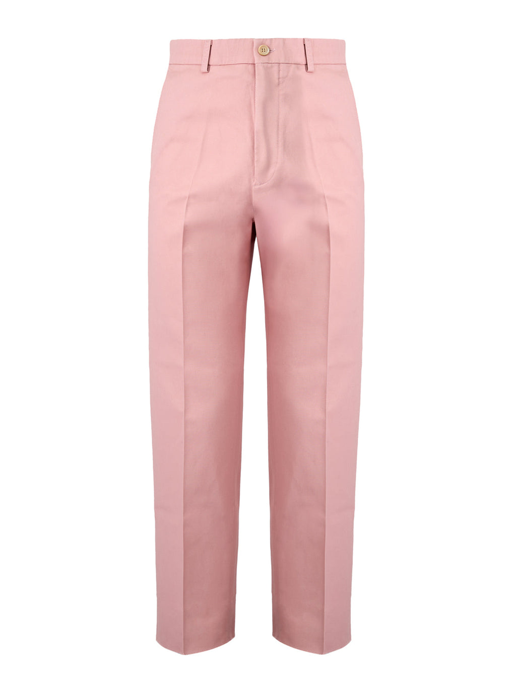Gucci Cotton Trousers — Pink