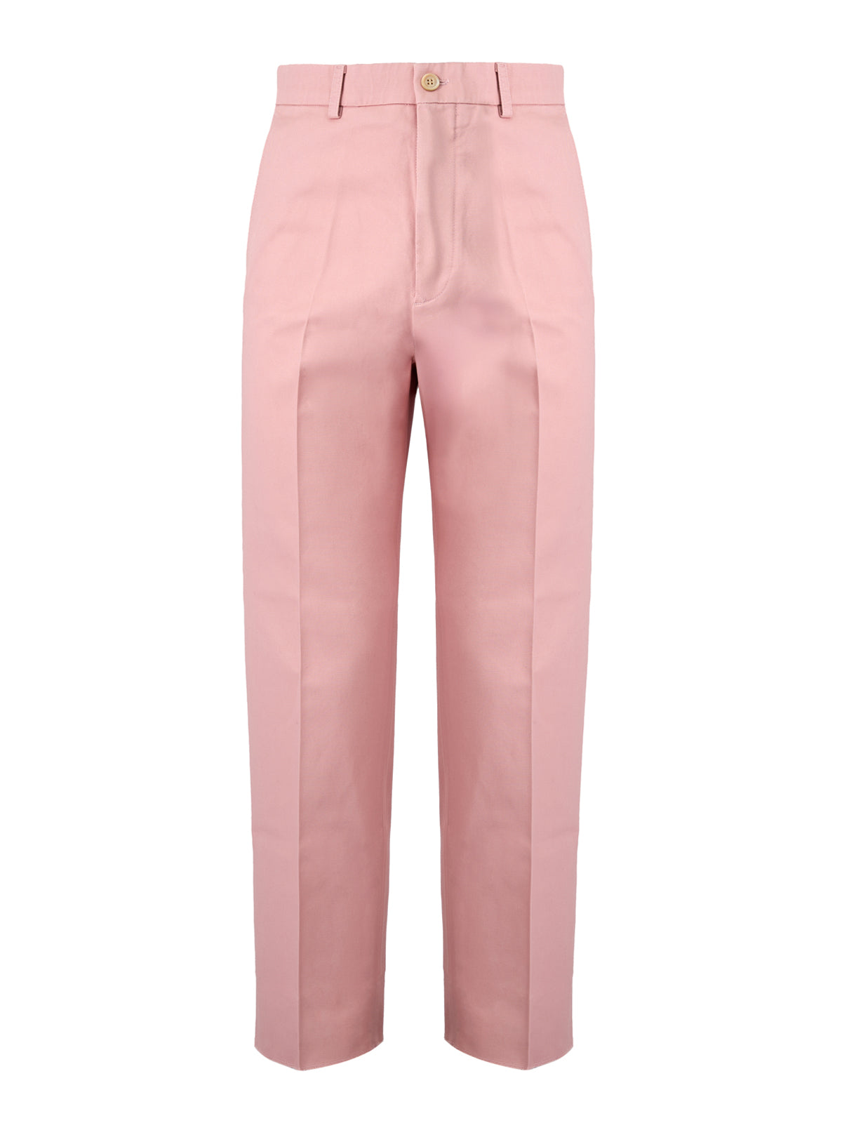 Gucci Cotton Trousers — Pink