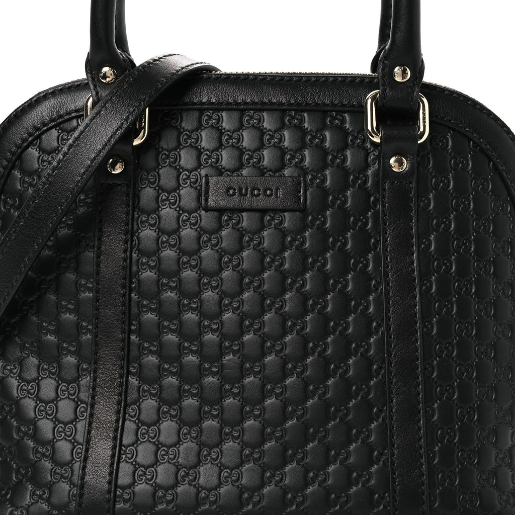 Microguccissima Mini Dome Bag Black Black