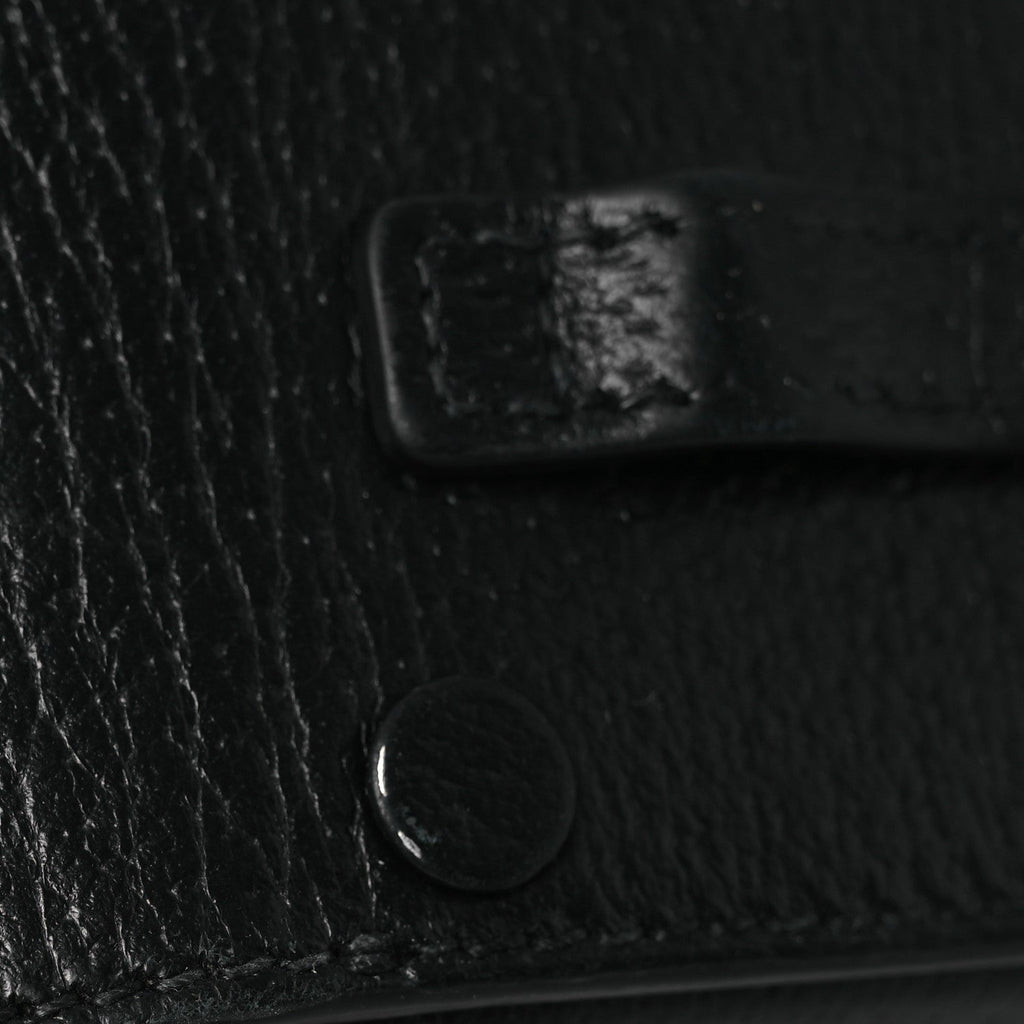 Dollar Calfskin Vertical Horsebit 1955 Crossbody Bag Black