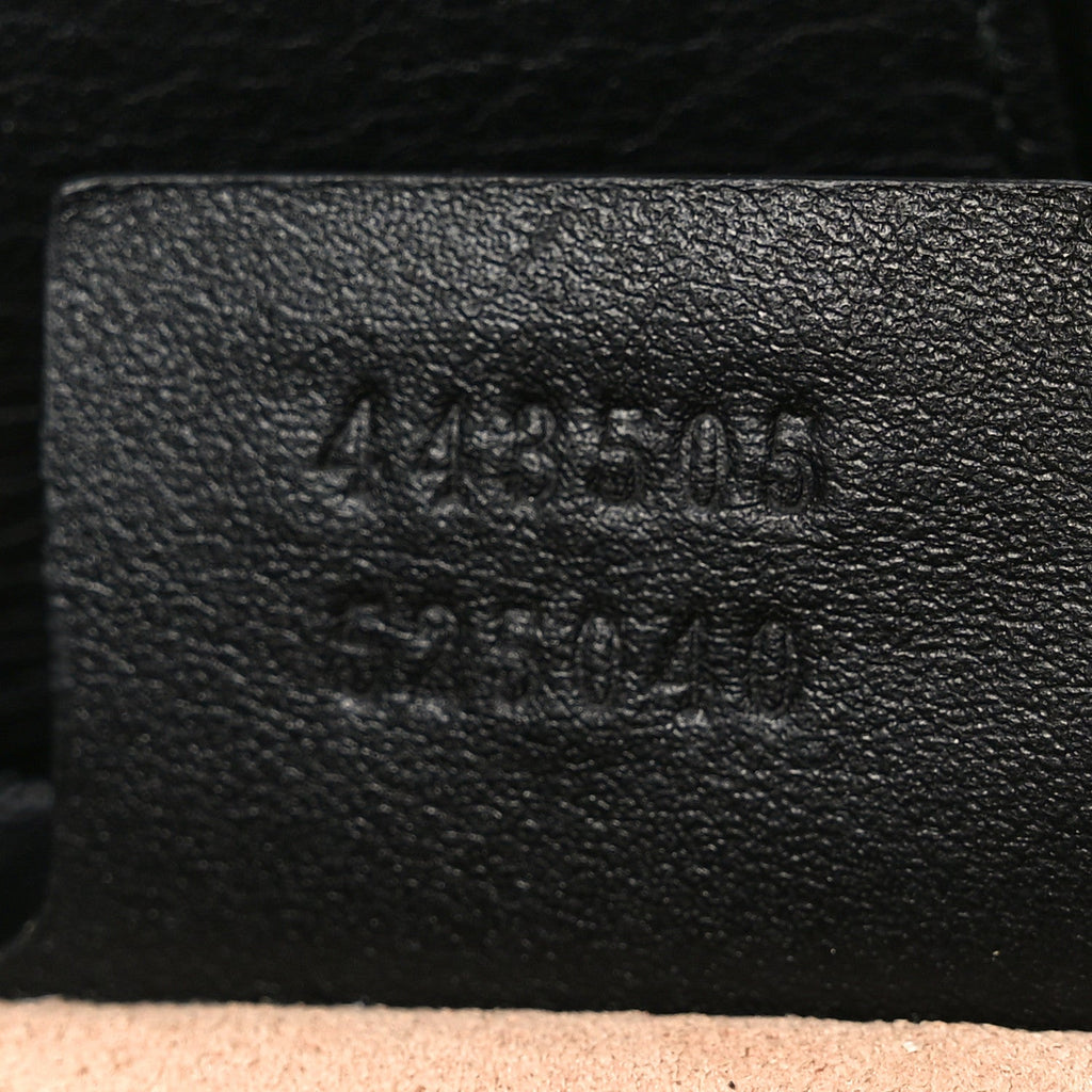 Calfskin Matelasse Studded Medium GG Marmont Tote Black