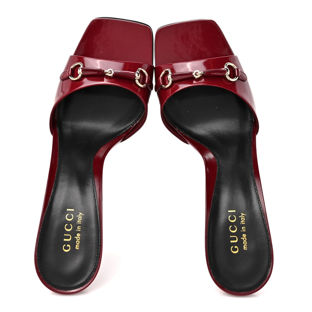 Nappa Regent Strappy Horsebit Sandals 39 Maple Red