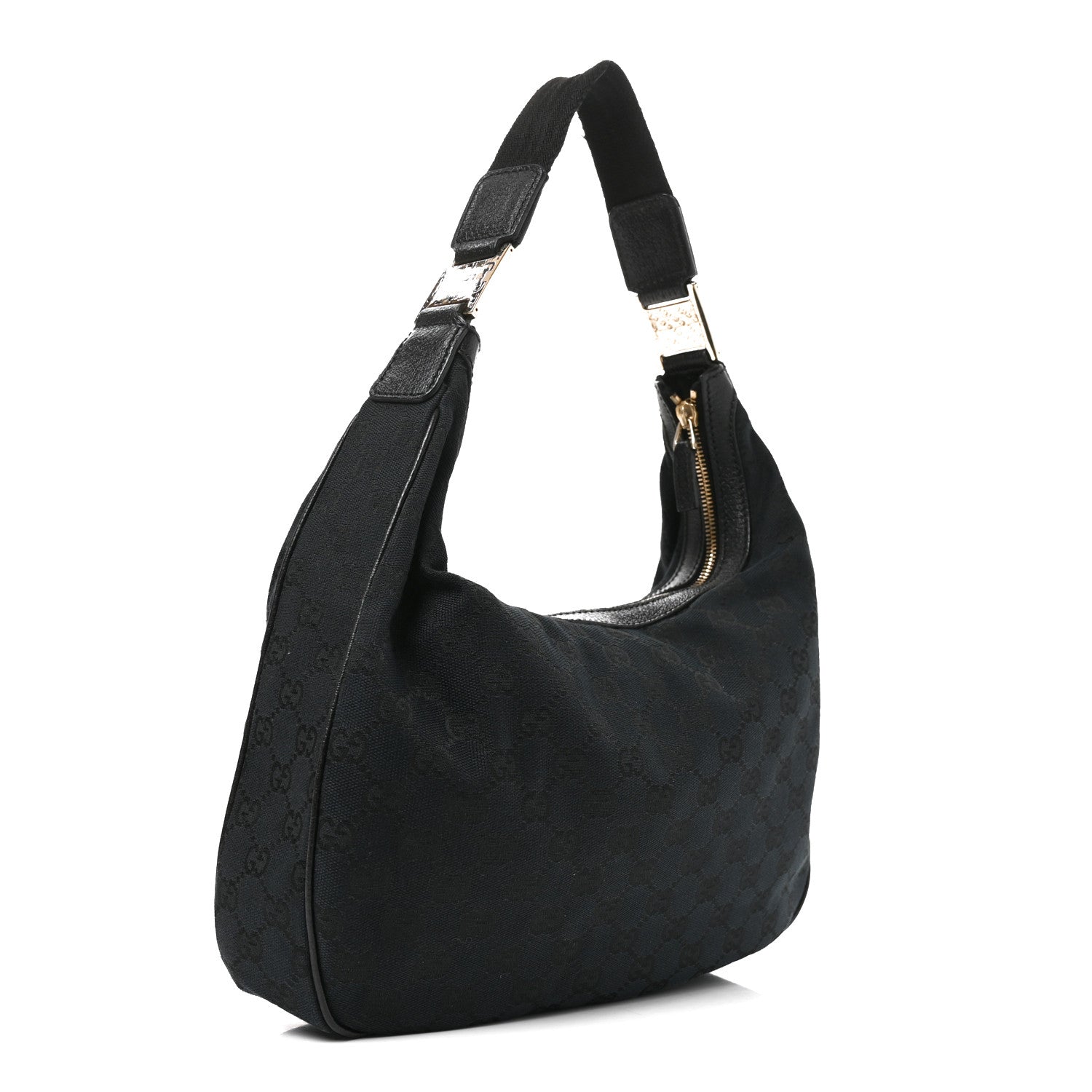 Monogram Medium Pop Hobo Black