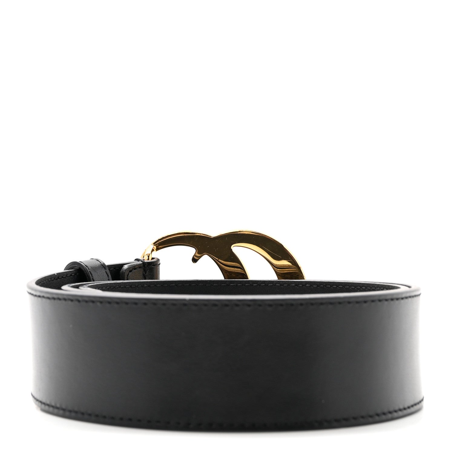 Textured Calfskin Double G 40mm Belt 75 30 Black