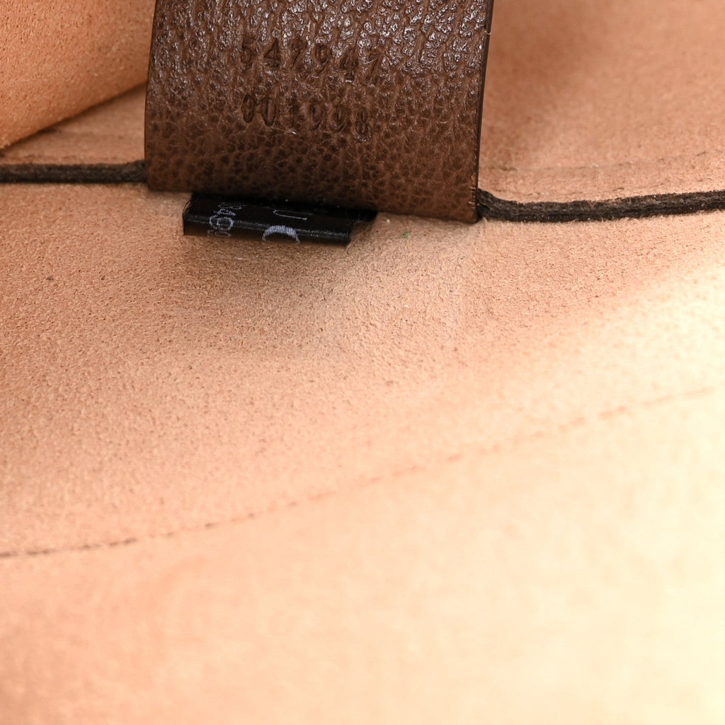 GG Supreme Monogram Web Ophidia Tote Brown