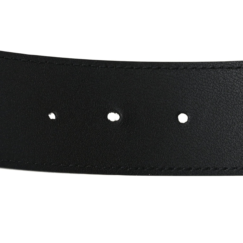 Moon Calfskin Scales Double G 40mm Belt 95 38 Black