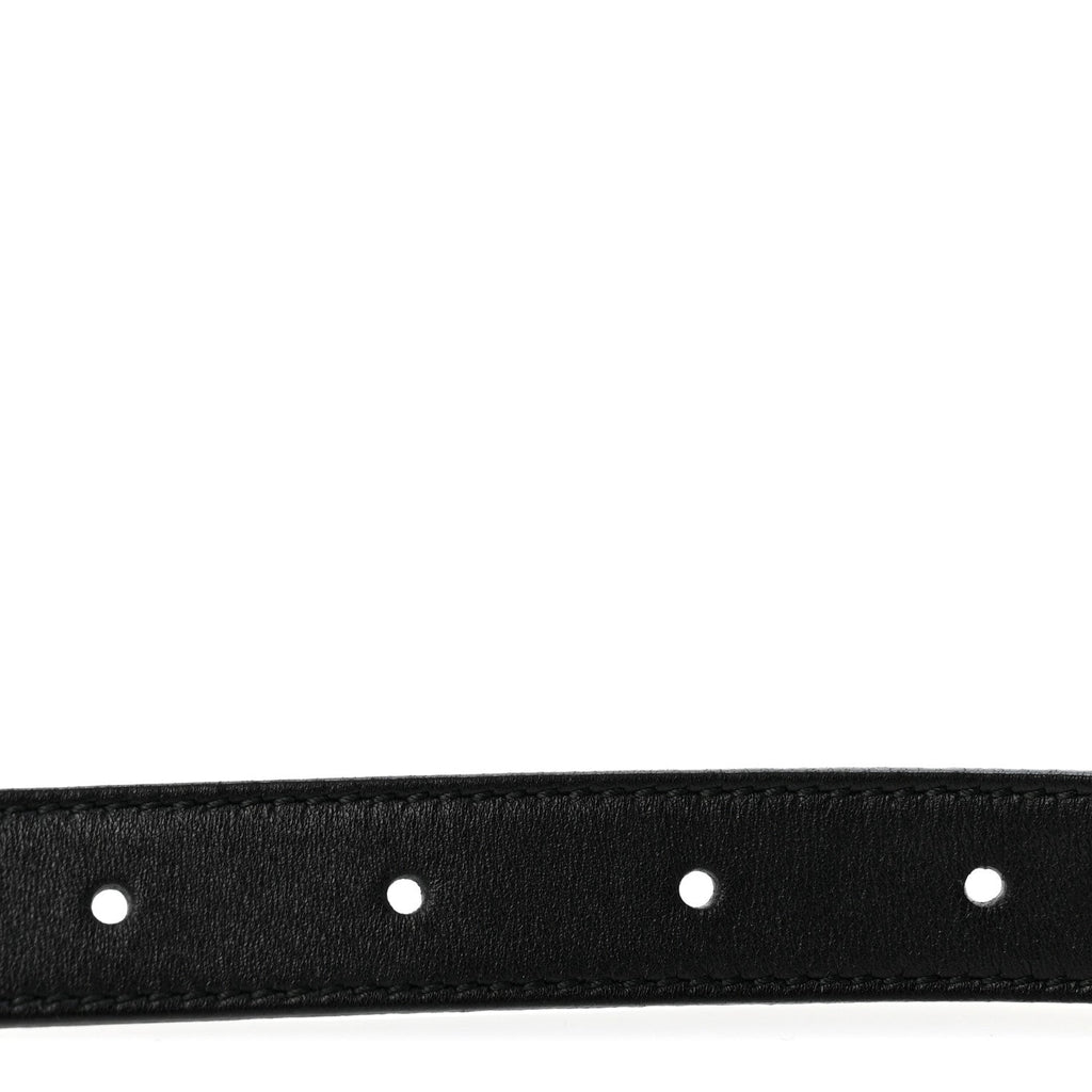 Calfskin Double G 20mm Belt 80 32 Black