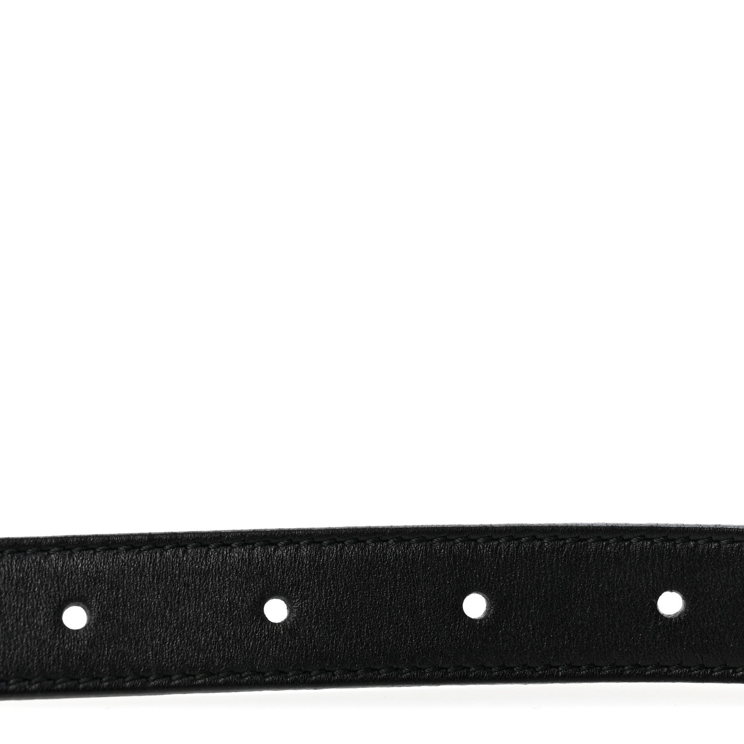 Calfskin Double G 20mm Belt 80 32 Black