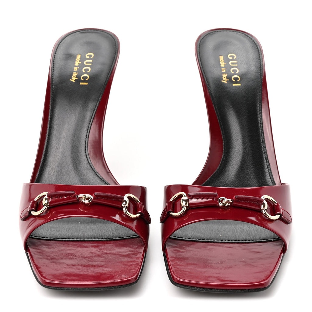 Nappa Regent Strappy Horsebit Sandals 39 Maple Red