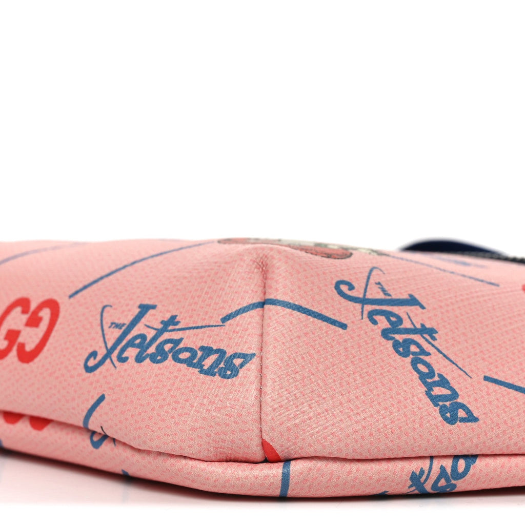 Coated Canvas Interlocking G Jetsons Childrens Belt Bag Pink