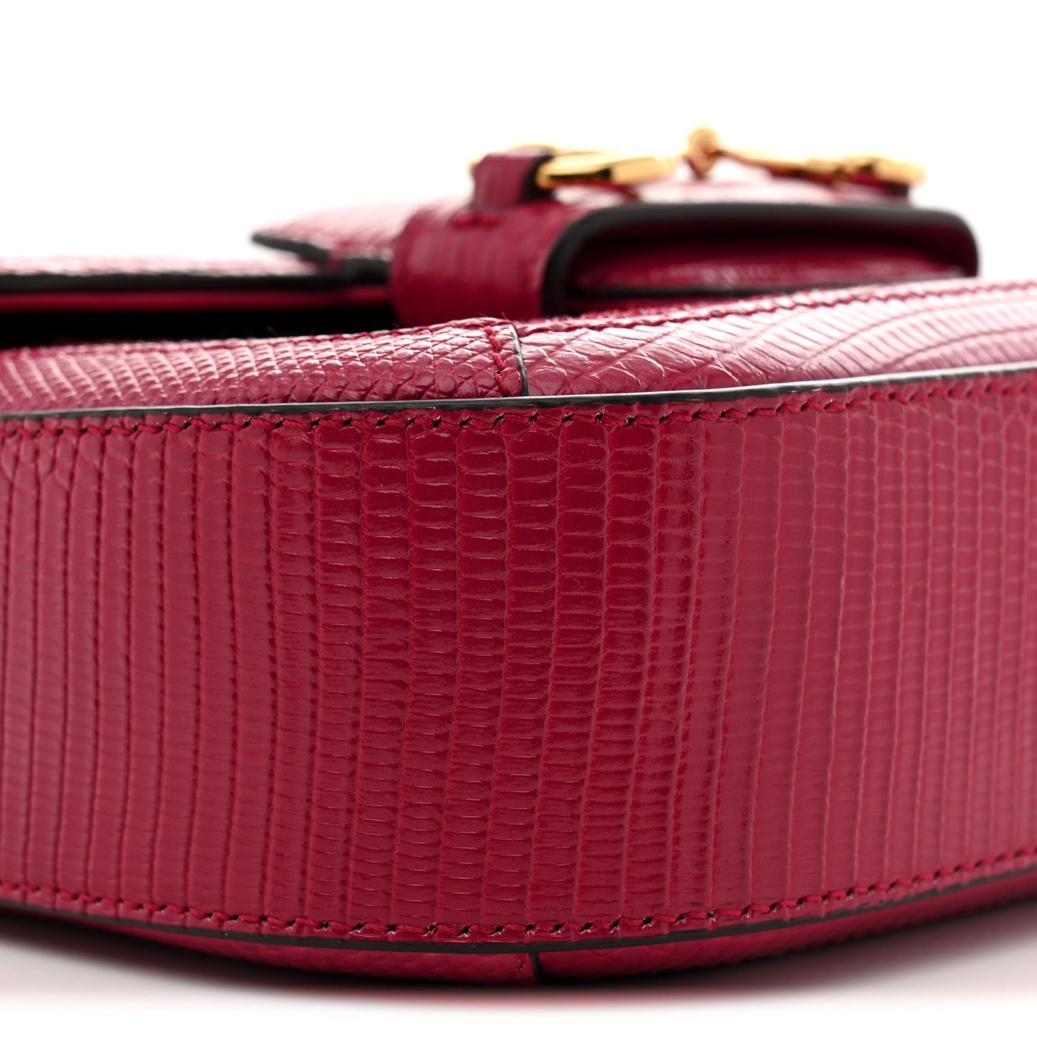 Canvas Calfskin Crystal GG Monogram Snakeskin Mini Horsebit 1955 Shoulder Bag Pink