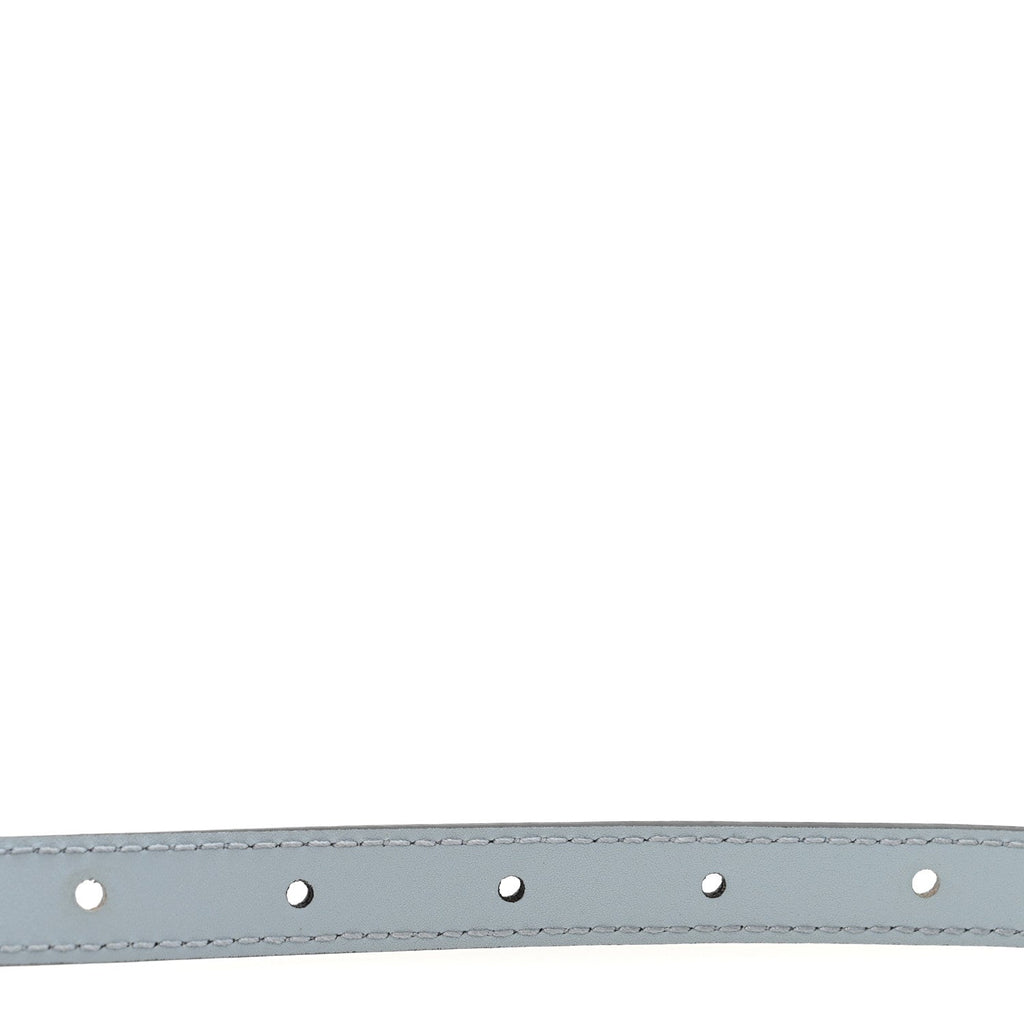 Calfskin Plutone Calfskin Interlocking G 15mm Belt 70 28 Blue