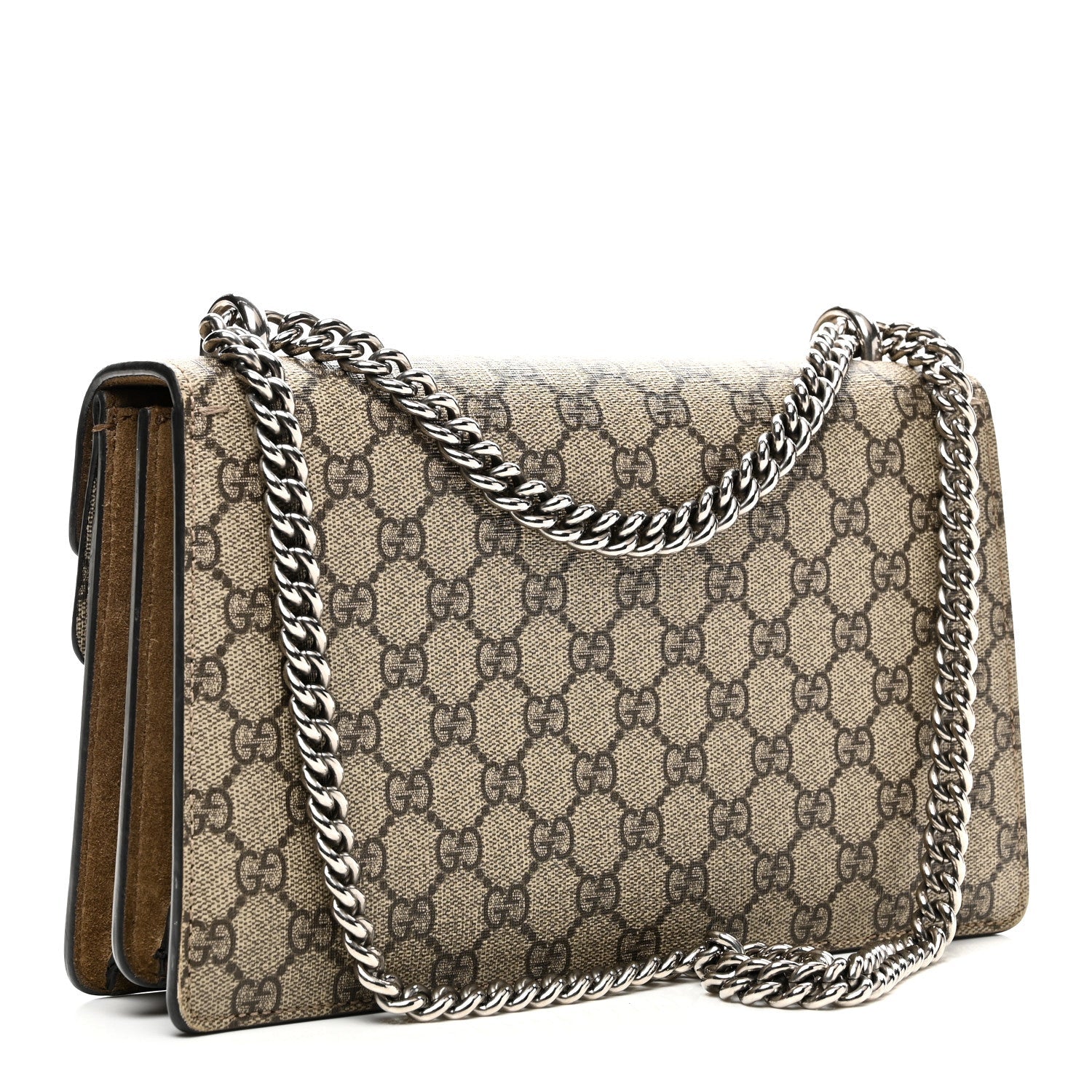 GG Supreme Monogram Small Dionysus Shoulder Bag Taupe