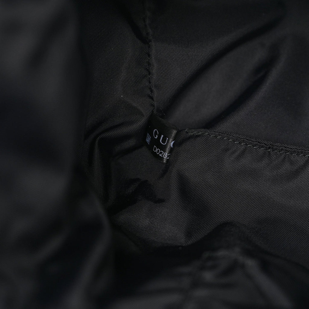 Nylon Monogram Medium Light Single Buckle Backpack Black