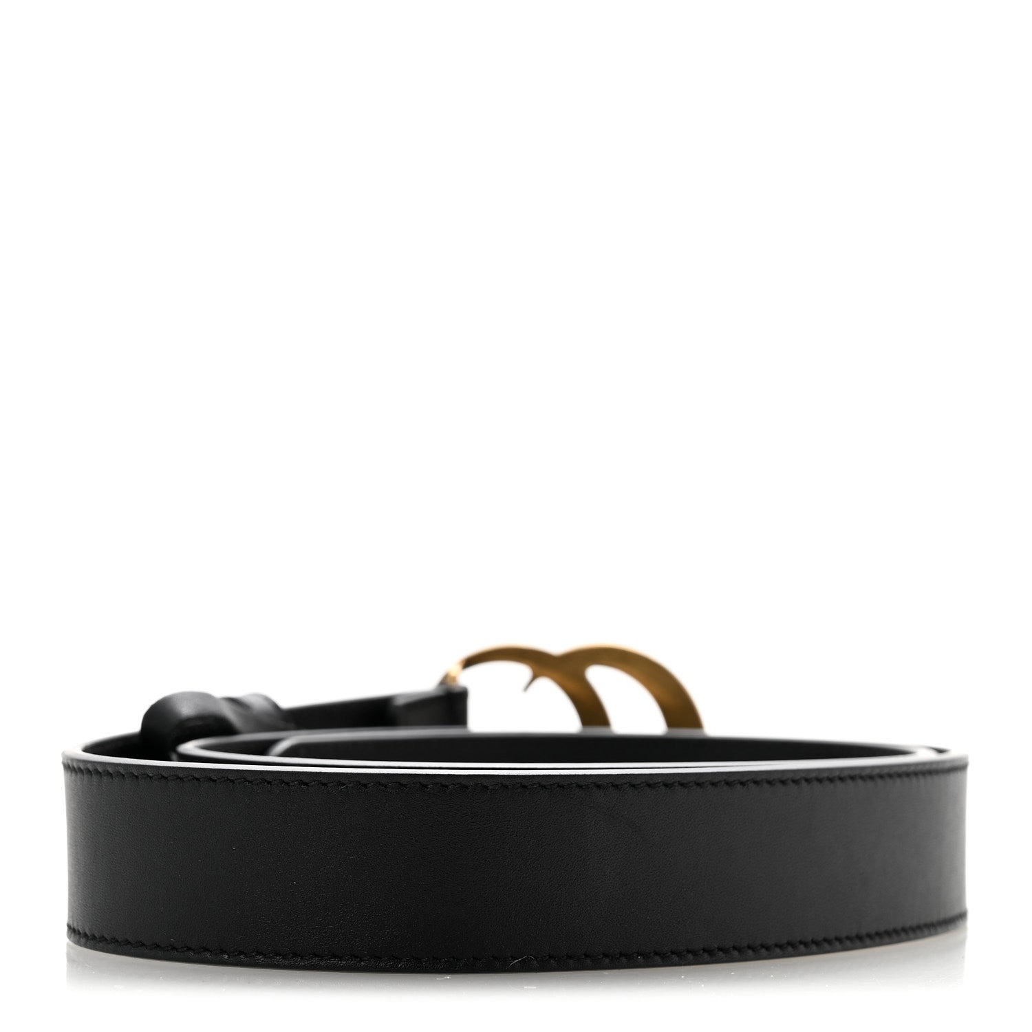 Calfskin Double G 30mm Belt 80 32 Black