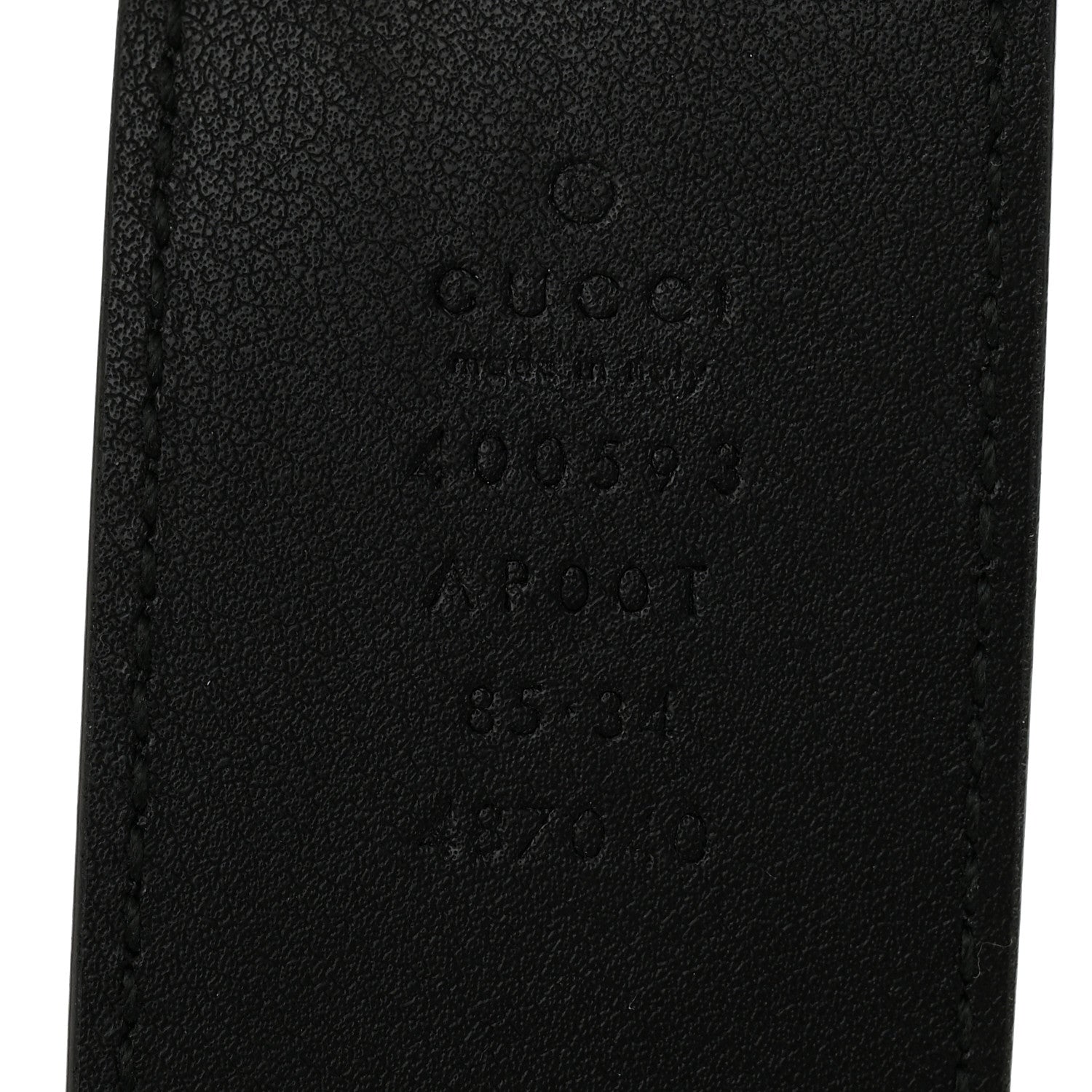 Calfskin Double G 40mm Belt 85 34 Black