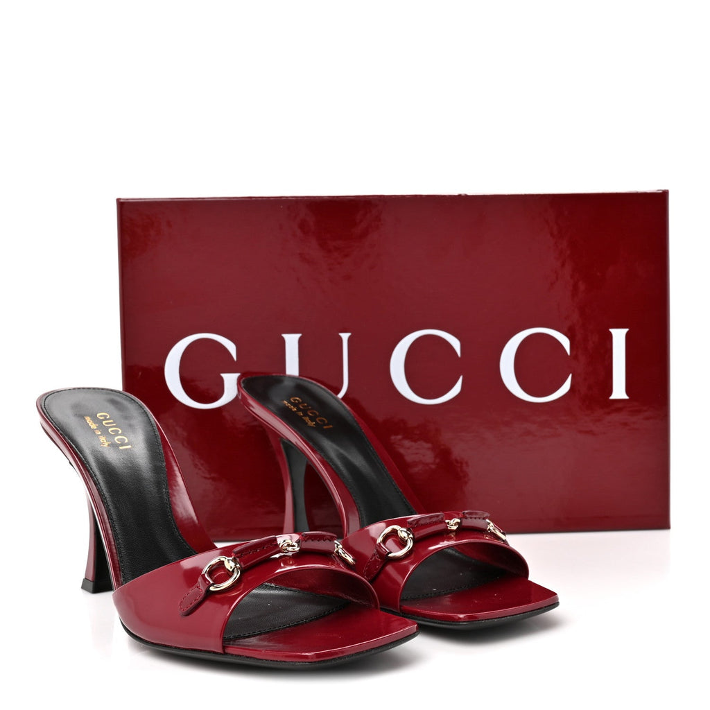 Nappa Regent Strappy Horsebit Sandals 39 Maple Red